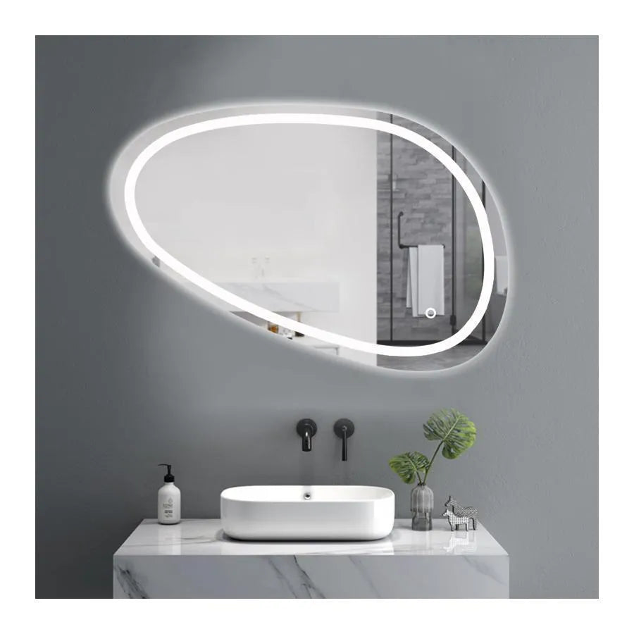 LED zrcadlo, 80x45cm, Disegno Touch Marcello, Demister System, Dimabila Zrcadla Korman E Výchozí název Alessandro Design