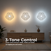 LED lustr s dálkovým ovládáním PENTAGON 59W, 40cm, studené/teplé/neutrální světlo 3000K/4000K/6000K, bílé, kovové a akrylové LED lustry s dálkovým ovládáním Výchozí název Alessandro Design