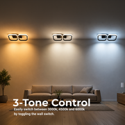 LED lustr VERTEX 21W, 2 čtvercové, lineární, studené/teplé/neutrální světlo, černé LED lustry Výchozí název Alessandro Design