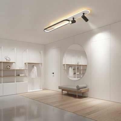 Nastavitelný LED projektor FISSO Camilla 70W, Studené/Teplé/Neutrální světlo, Černá