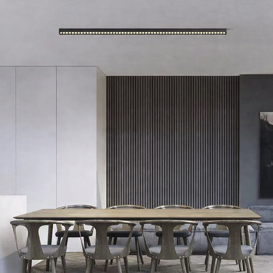Proiector LED Liniar Aplicat Grilă 72W, Lumina Neutra 4000k, 90 surse, 2.4 metri Plafoniere LED Default Title Alessandro Design