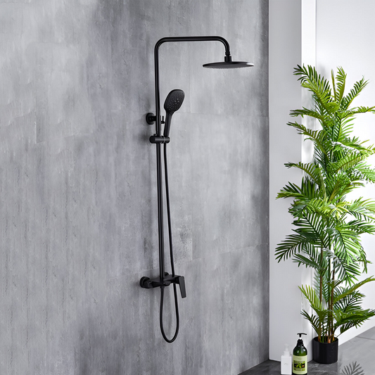 Sprchový sloup, sanitární mosaz, černá, 9960H Baterie a sprchové sloupy Výchozí název Alessandro Design