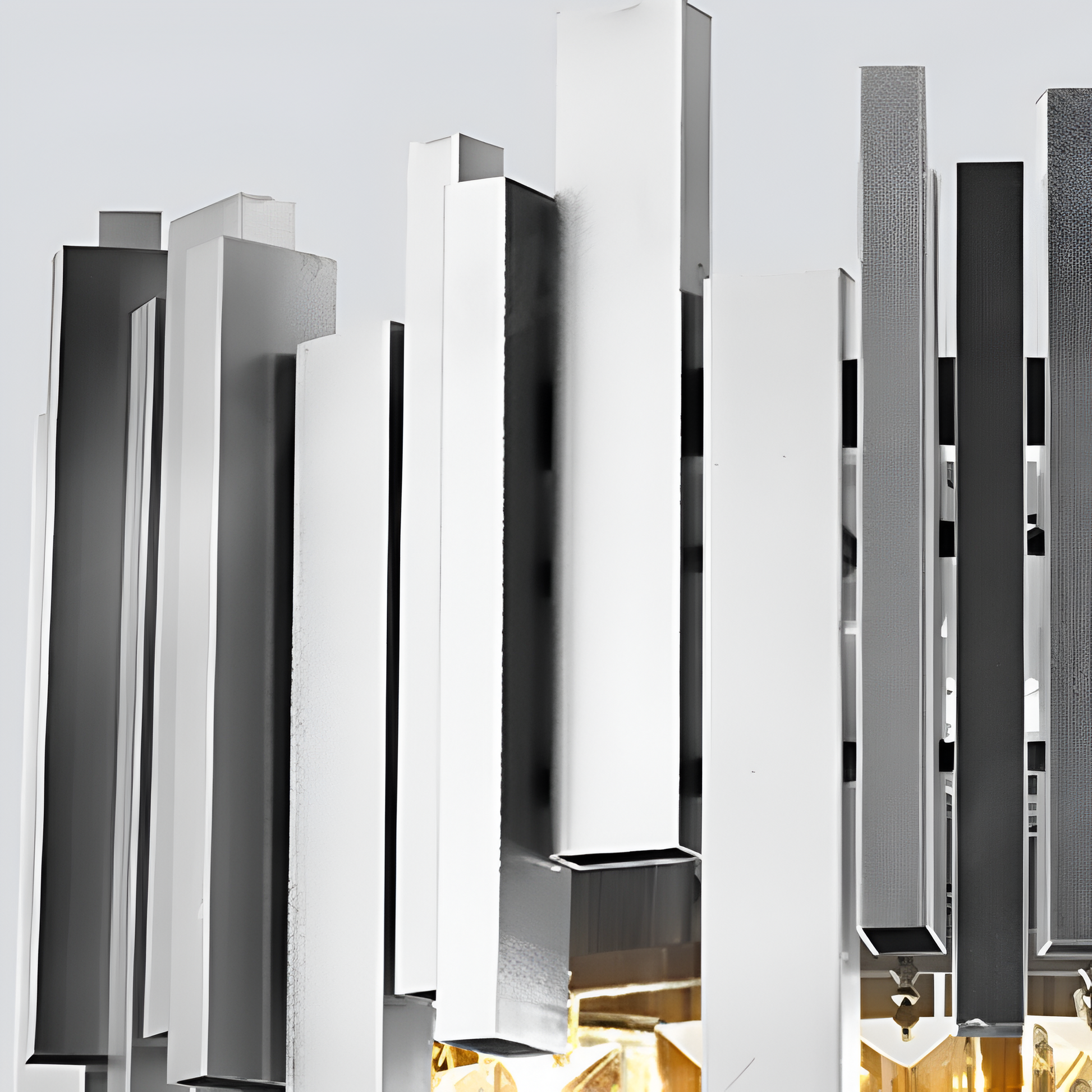 Křišťálový lustr BLOIS Eleganza 8xE14, Průměr 50 cm, Stříbrný, Nastavitelná výška Křišťálové lustry Výchozí název Alessandro Design