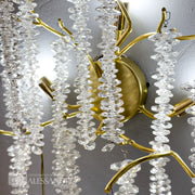 Nástěnné svítidlo Cristal Chandler 3x G9 Gold Interiérové ​​nástěnné svítidlo Výchozí název Alessandro Design