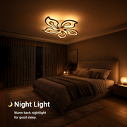 LED lustr s dálkovým ovládáním LILY 86W, 5 Elements, Studené/Teplé/Neutrální světlo, Stmívatelné, Bílý LED lustr s dálkovým ovládáním Výchozí název Alessandro Design