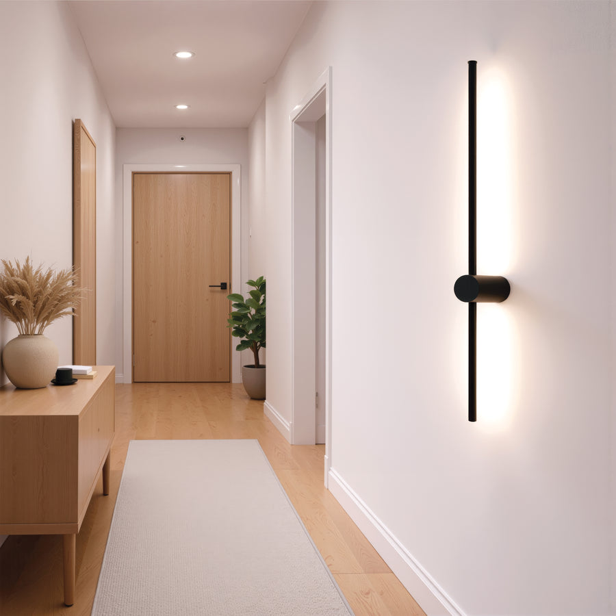 Angelique LED nástěnné svítidlo 24W Černá Bílá Vnitřní nástěnná svítidla Výchozí název Alessandro Design
