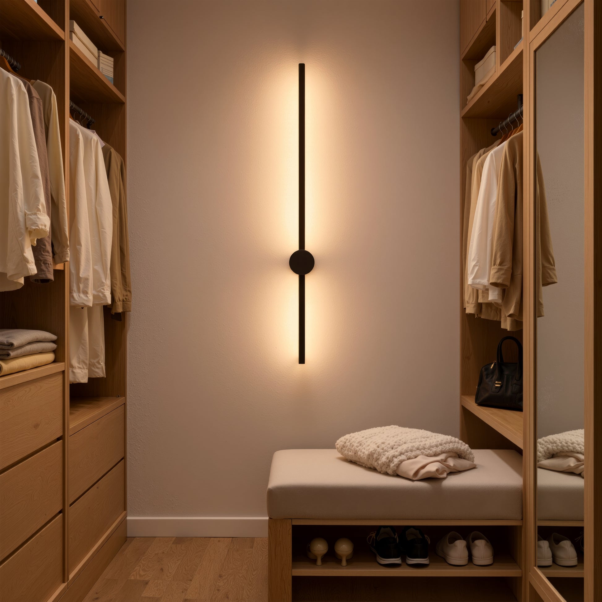 Angelique LED nástěnné svítidlo 24W Černá Bílá Vnitřní nástěnná svítidla Výchozí název Alessandro Design