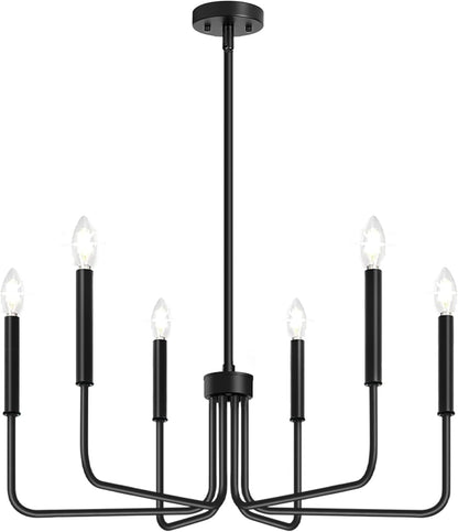 Lustra Metalic AVANT, tip Pendul cu brate, D63 cm Rotunda, 6xE14, Negru Lustre Industrial Default Title Alessandro Design