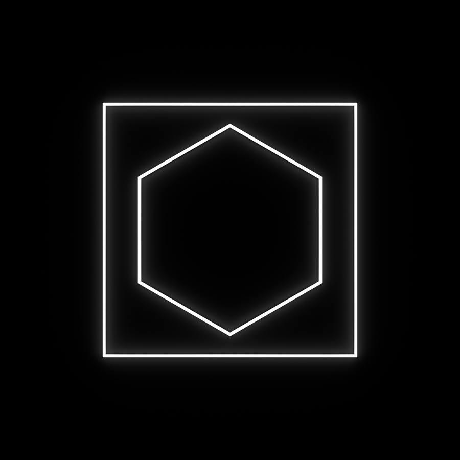 Hexagon LED Honeycomb nástěnné svítidlo 1050mm x 1200mm