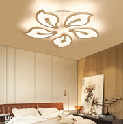LED lustr s dálkovým ovládáním JASMINE 66W, 5 okvětních lístků, studené/teplé/neutrální světlo, stmívatelné, bílý LED lustr s dálkovým ovládáním Výchozí název Alessandro Design