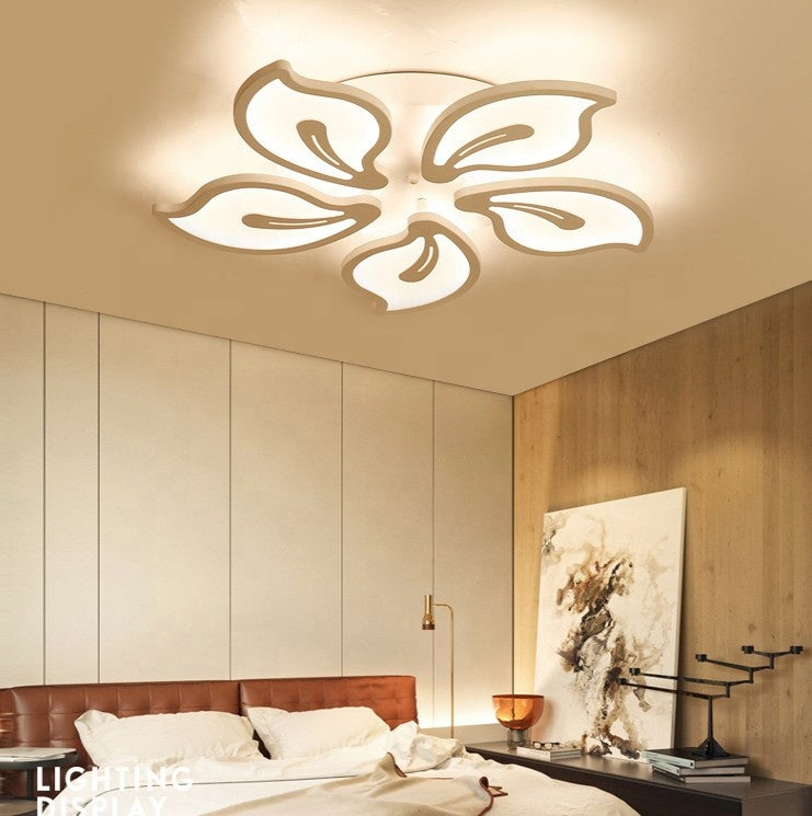 LED lustr s dálkovým ovládáním JASMINE 66W, 5 okvětních lístků, studené/teplé/neutrální světlo, stmívatelné, bílý LED lustr s dálkovým ovládáním Výchozí název Alessandro Design