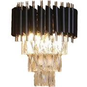 Křišťálové lustrové světlo VERSAILLES Piccolo, 2xE14, černá vnitřní nástěnná svítidla Výchozí název Alessandro Design