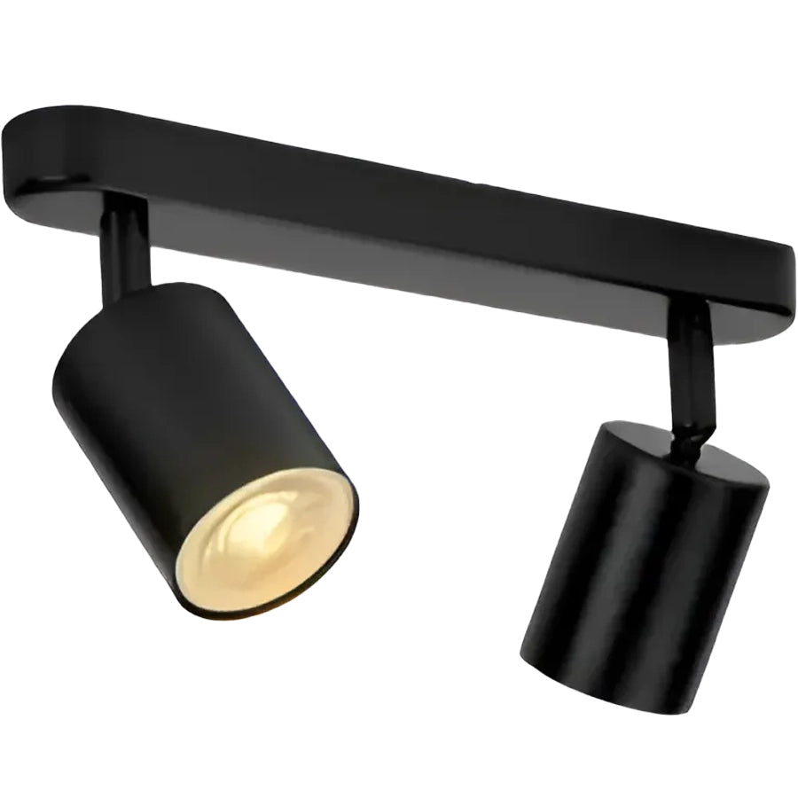 Lustr Joom s lineárním projektorem 2XGU10 Černý LED lustr Výchozí název Alessandro Design