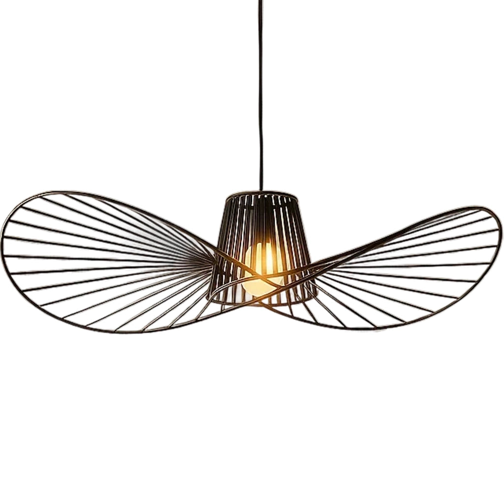 ELIAS Závěsný lustr 60cm, 1x E27, Kov, Nastavitelná výška, Černá Moderní Lustry Výchozí název Alessandro Design