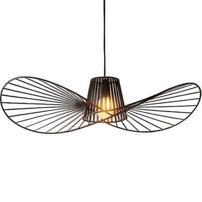 ELIAS Závěsný lustr 60cm, 1x E27, Kov, Nastavitelná výška, Černá Moderní Lustry Výchozí název Alessandro Design