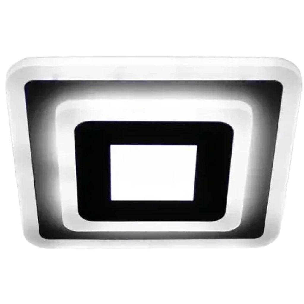 LED lustr MORNIKA 14W, průměr 25cm, čtvercový, neutrální světlo, bílý LED lustr Výchozí název Alessandro Design