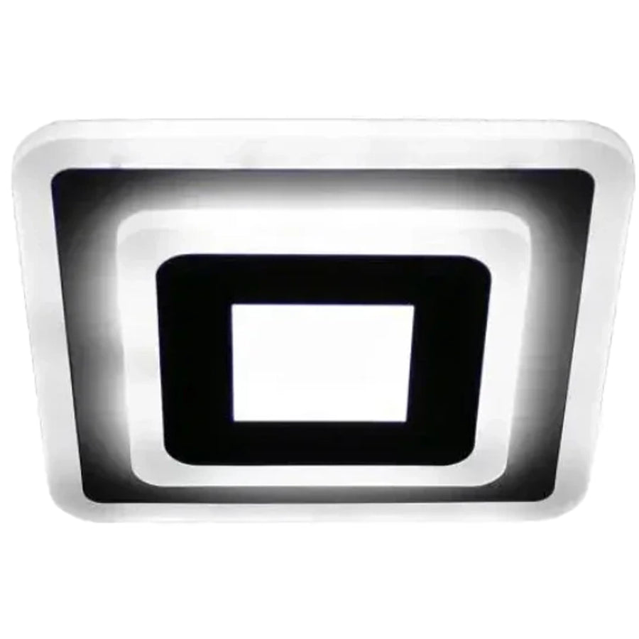 LED lustr MORNIKA 14W, průměr 25cm, čtvercový, neutrální světlo, bílý LED lustr Výchozí název Alessandro Design