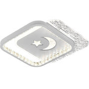 LED lustr PERU 38W, 2 čtverce, studené/teplé/neutrální světlo, bílé LED lustry Výchozí název Alessandro Design