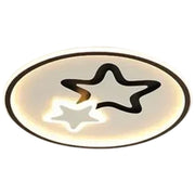 LED lustr s dálkovým ovládáním EMELIANA 57W, hvězda, studené/teplé/neutrální světlo, stmívatelné, černé LED lustry s dálkovým ovládáním Výchozí název Alessandro Design