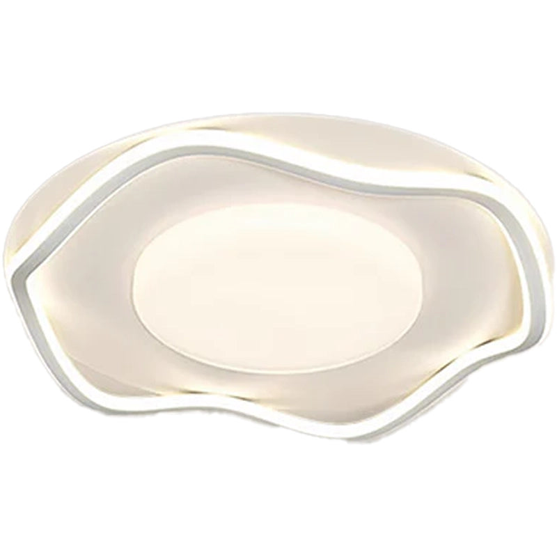 LED lustr s dálkovým ovládáním MODERNO 77W, 2 kruhy, studené/teplé/neutrální světlo, stmívatelné, bílý LED lustr s dálkovým ovládáním Výchozí název Alessandro Design