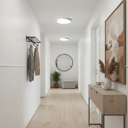 SOLIS LED stropní svítidlo 27cm 20W studené světlo, bílá LED stropní svítidla Výchozí název Alessandro Design
