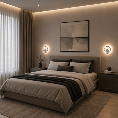 Urbanist LED lampa 19W kulatá studená/teplá/neutrální světlo z akrylu a bílého kovu