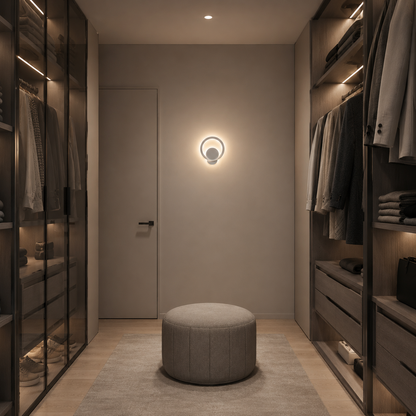 Urbanist LED lampa 19W kulatá studená/teplá/neutrální světlo z akrylu a bílého kovu