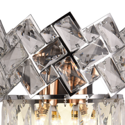 WINDSOR Cristal nástěnné svítidlo, 2x E14, lesklý chrom Vnitřní nástěnná svítidla Výchozí název Alessandro Design