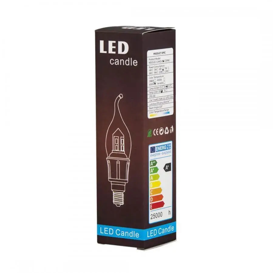 LED žárovka E14 svíčka, 9W, teplé světlo, 3000K žárovky Výchozí název Alessandro Design
