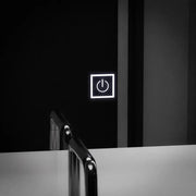 Obdélníkové LED zrcadlo, 60x80cm, Getame Touch Jednoduché LED zrcadlo Výchozí název Alessandro Design