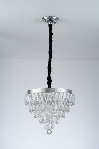 MEILI CRYSTAL CASCADA 500 – Křišťálový LED lustr, 112W, Ø500 mm, s dálkovým ovládáním Křišťálové lustry Výchozí název Alessandro Design