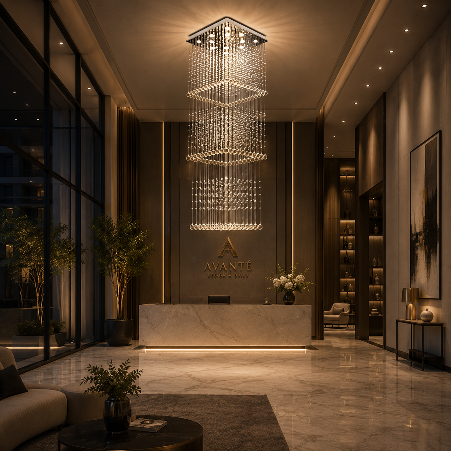 LED křišťálový lustr 80W PALATINA Gold, Průměr 50cm, Výška 200cm, Model žebříku