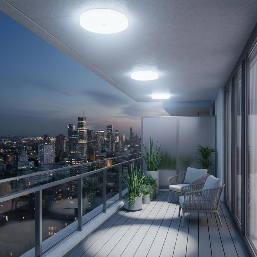 LED stropní svítidlo PL200/17R 24W Cold Light 6000k White