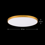 LED stropní svítidlo SOLIS 47cm 48W Cold Light Gold