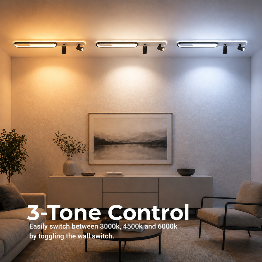 LED lustr s nastavitelným projektorem FISSO Camilla 70W, studené/teplé/neutrální světlo, černé LED lustry Výchozí název Alessandro Design