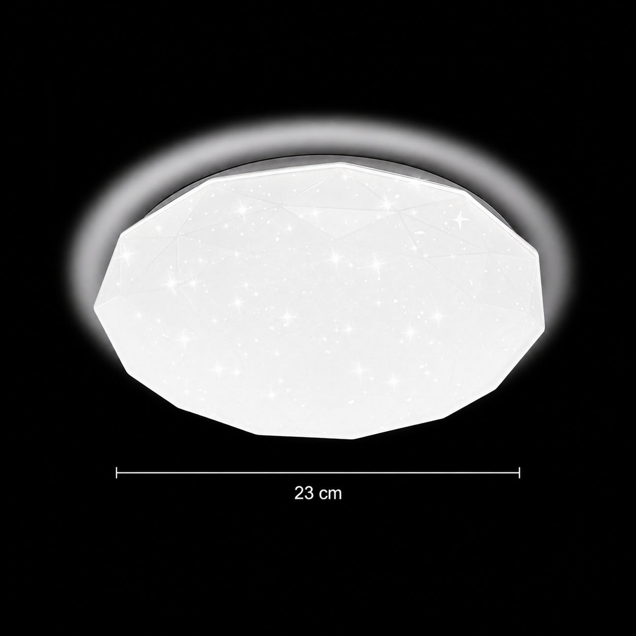 Hexagon LED stropní svítidlo 23 cm, 22W, 3000K / 4000K / 6000K, bílé, kovové a akrylové LED stropní svítidlo Výchozí název Alessandro Design