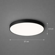 LED stropní svítidlo SOLIS 37cm 32W Cold Light Black