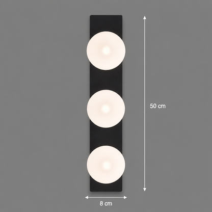 Lustra LED TRION, Lumina Calda/Neutra/Rece, 3xG9, 24W, Negru, Metal si Acril
