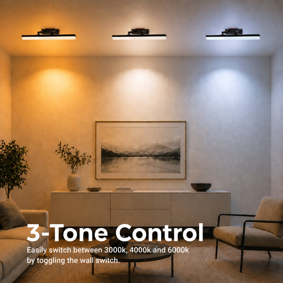 BALATON LED nástěnné svítidlo, 10W, lineární, teplé/neutrální/studené světlo, lesklý chrom