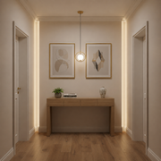 Lustr LOFT Haven, 1x E27, bílé zlato, kov, nastavitelná výška