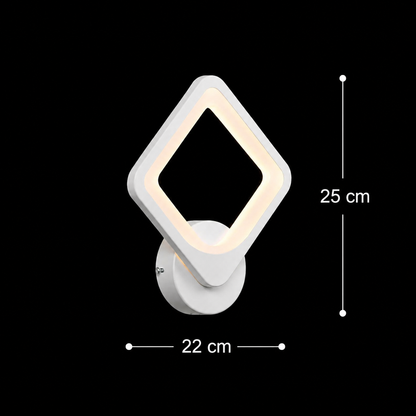 Akila LED nástěnné svítidlo, 15W, bílé, studené/teplé/neutrální světlo