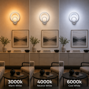 Urbanist LED lampa 19W kulatá studená/teplá/neutrální světlo z akrylu a bílého kovu