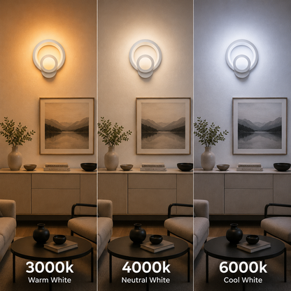 Urbanist LED lampa 19W kulatá studená/teplá/neutrální světlo z akrylu a bílého kovu