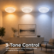 Plafonieră PL154 LED 35 cm, 31W, 3000K / 4000K / 6000K, Alb, Metal si Acril Plafoniere LED Default Title Alessandro Design