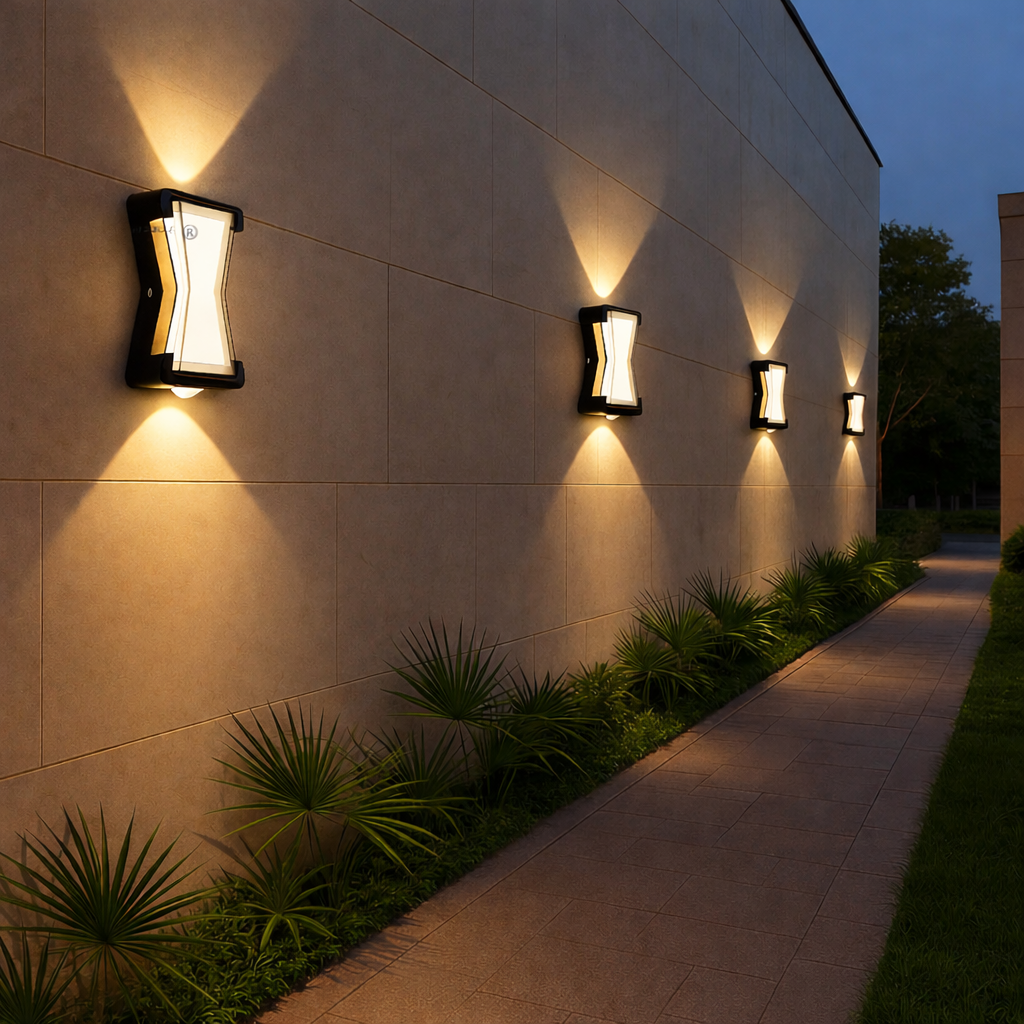 Aplica LED AX216 de Exterior si Interior, 2 Surse x 10W, Metalic, Negru, 3000K Aplice de Exterior Default Title Alessandro Design