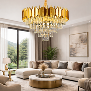 Braylen Crystal Candelabra 8x E14 Průměr 60cm Gold Crystal Candelabra Výchozí název Alessandro Design