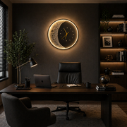 Aplica LED Decorativa Luna Diametru 40CM Lumina Rece/Neutra/Calda Black Aplice de Interior Default Title Alessandro Design