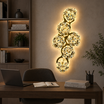 Luna Dekorativní LED nástěnné světlo 83W Průměr 120CM Studené/Neutrální/Teplé Světlo Černá