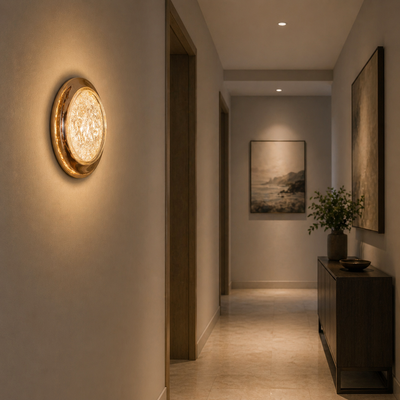 Luna Dekorativní LED nástěnné světlo 83W Průměr 120CM Studené/Neutrální/Teplé Světlo Černá