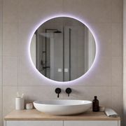 Kulaté LED zrcadlo, 70cm, Isolda, Touch, Demister System Zrcadla Korman E Výchozí název Alessandro Design